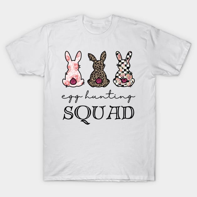 Leopard Egg Hunting Squad T-Shirt by JustBeSatisfied